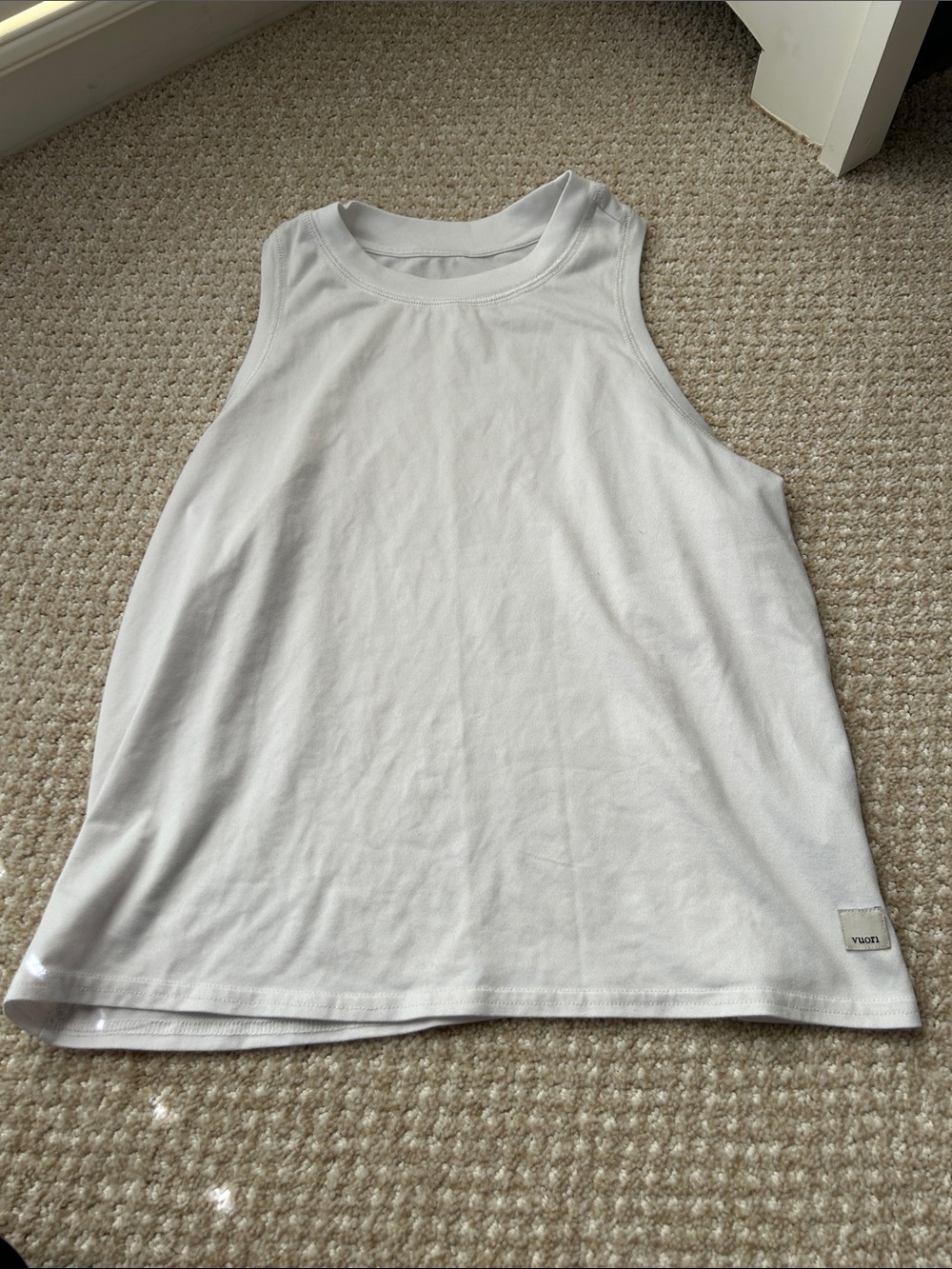 Vuori Classic Crewneck White Tank